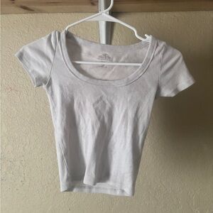 hollister scoop neck crop top